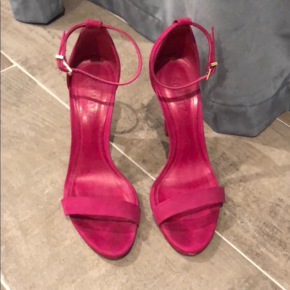 Schutz Cady-lee fuchsia sandals